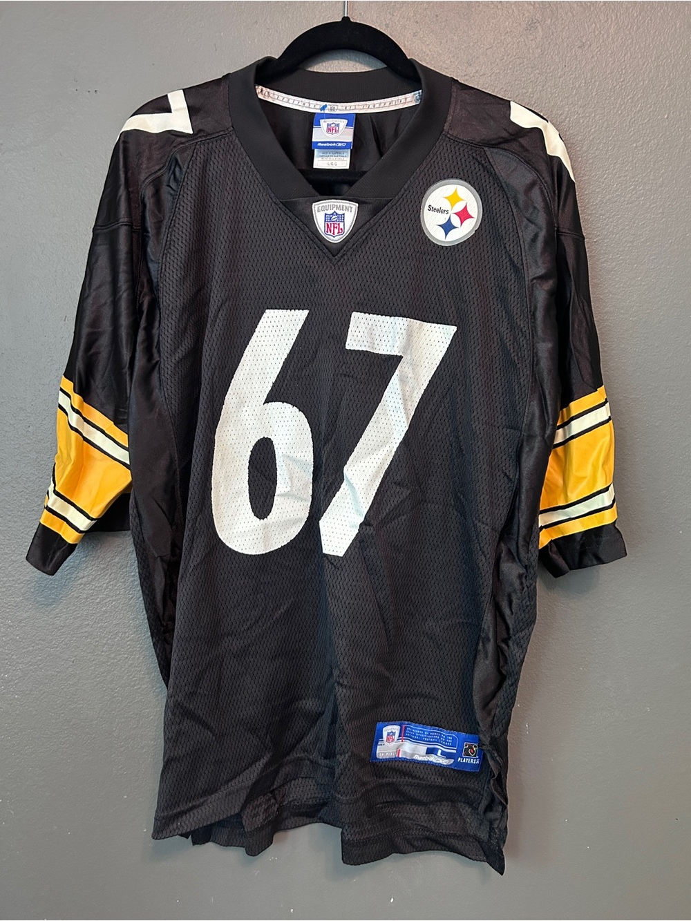 Pittsburgh Steelers Football Jersey Number 67 Size Large